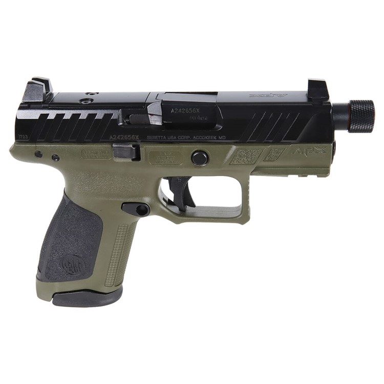 Beretta APX A1 9mm 4.2" Bbl Compact Tactical w/(3)15rd Mags JAXA1C915TAC-img-1