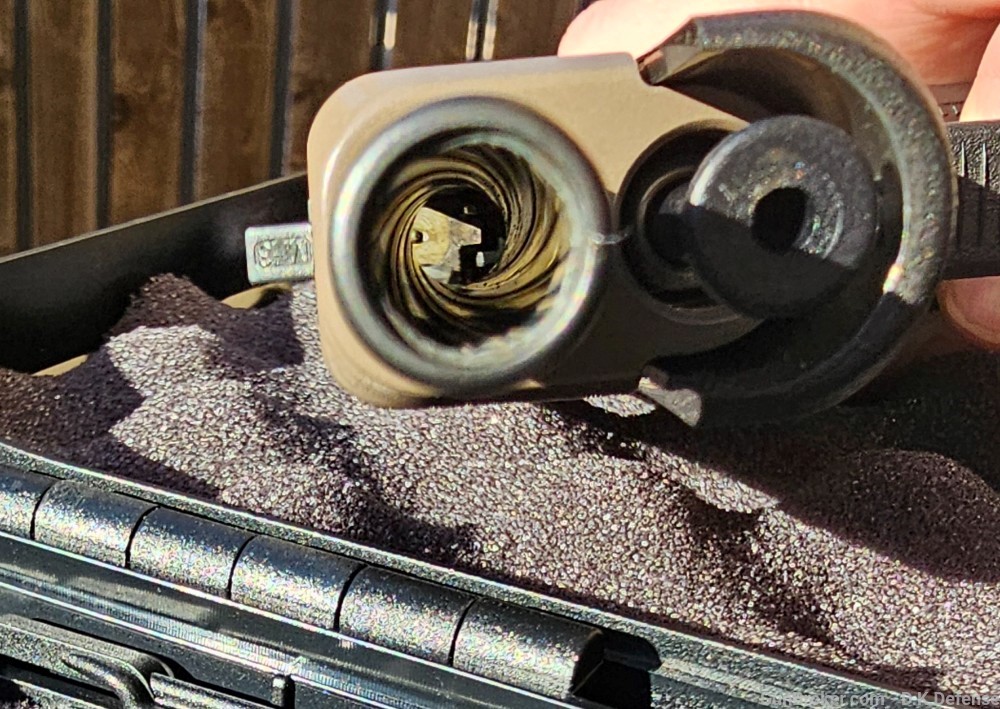 Used Glock 48 2-15rd Shield Mags Cerakote Bronze Slide-img-9