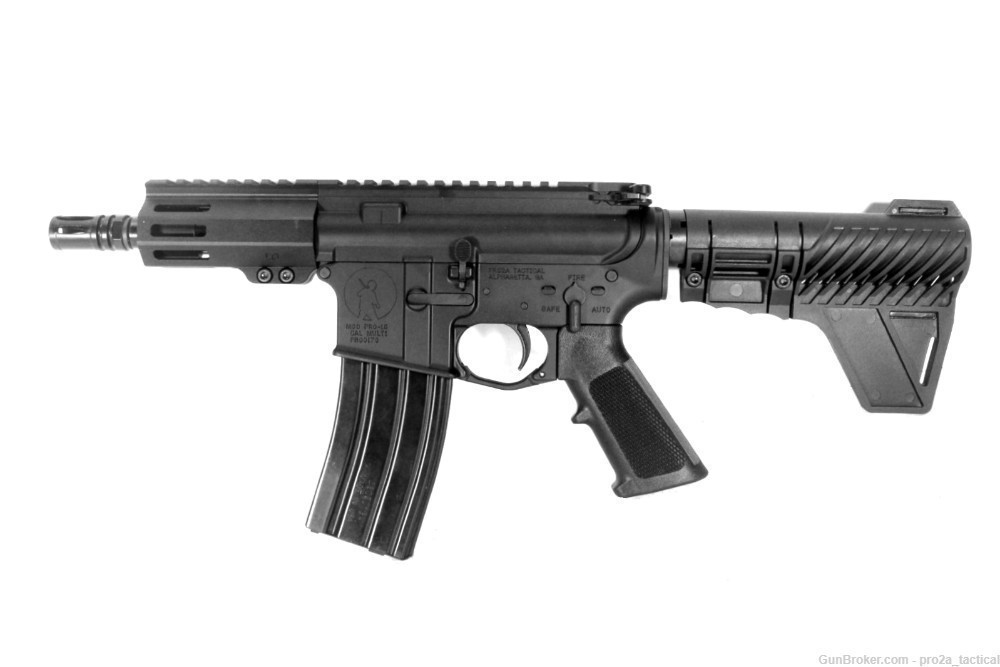 PRO2A TACTICAL PATRIOT 5 inch AR-15 300 Blackout Pistol - Suppressor Ready -img-1