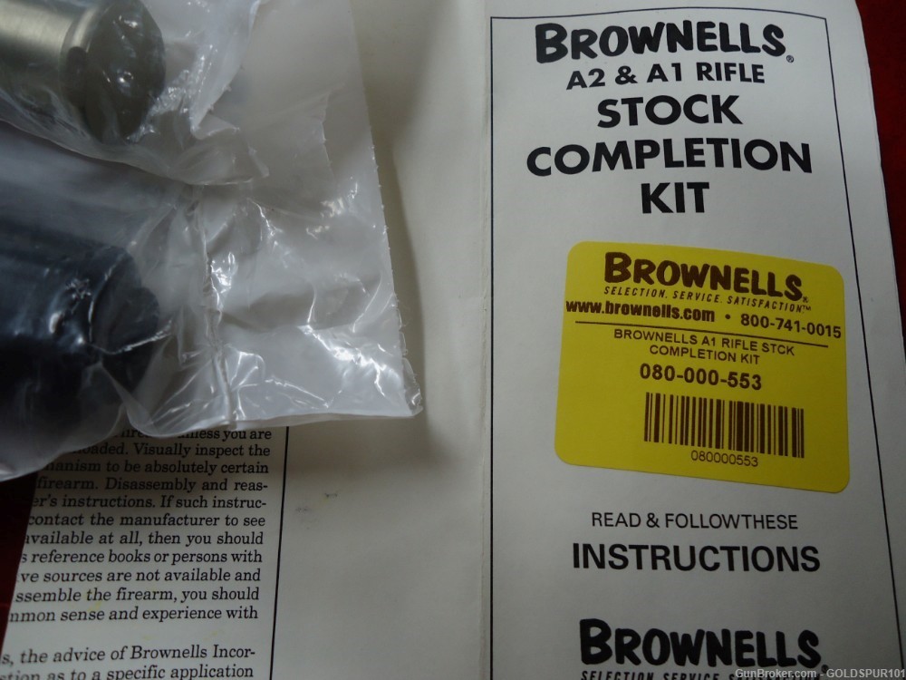 Brownells A2 A1 Stock completion Kit. 080-000-553-img-3
