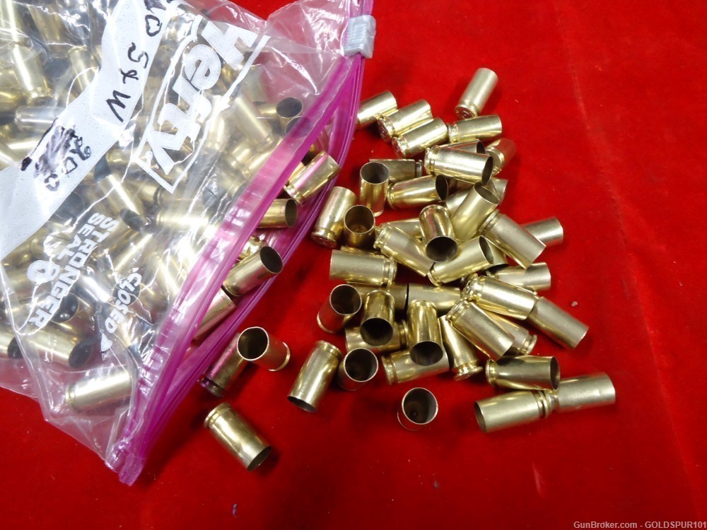 40 S&W Brass 300 Ct. mixed headstamps cleaned -img-0