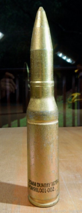  25mm M794 Dummy Round for the M242 Bushmaster Automatic Cannon-img-0
