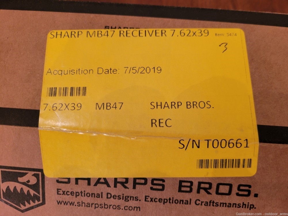 SHARPS BROS MB47 MILLED RECEIVER - UNASSEMBLED-img-20