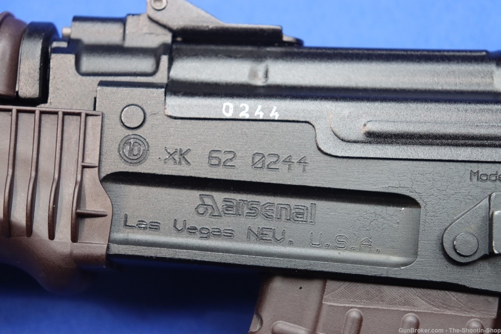 ARSENAL SAM7K AK47 PISTOL 7.62X39MM 8.5" MILLED AK SAM7 PLUM w/ Hard Case-img-22