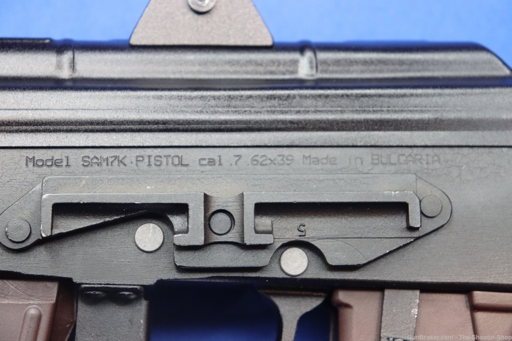 ARSENAL SAM7K AK47 PISTOL 7.62X39MM 8.5" MILLED AK SAM7 PLUM w/ Hard Case-img-21