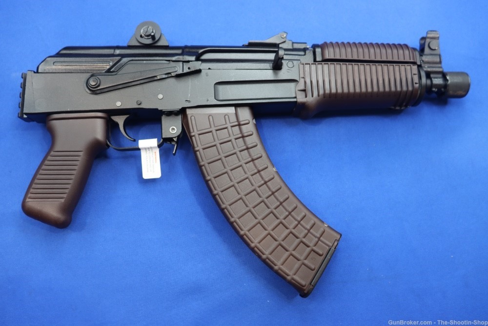 ARSENAL SAM7K AK47 PISTOL 7.62X39MM 8.5" MILLED AK SAM7 PLUM w/ Hard Case-img-3