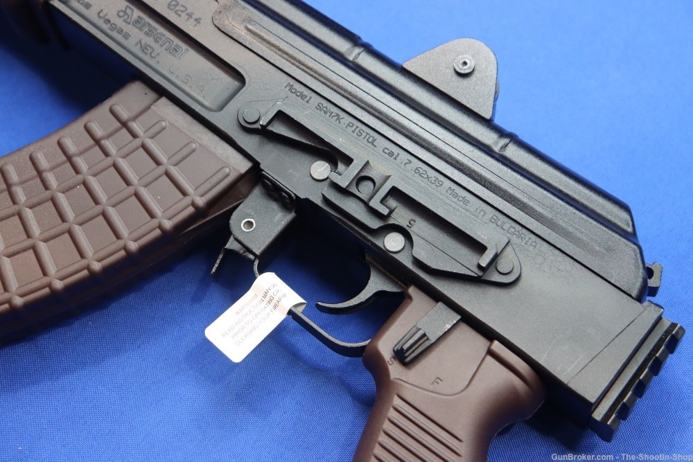 ARSENAL SAM7K AK47 PISTOL 7.62X39MM 8.5" MILLED AK SAM7 PLUM w/ Hard Case-img-14
