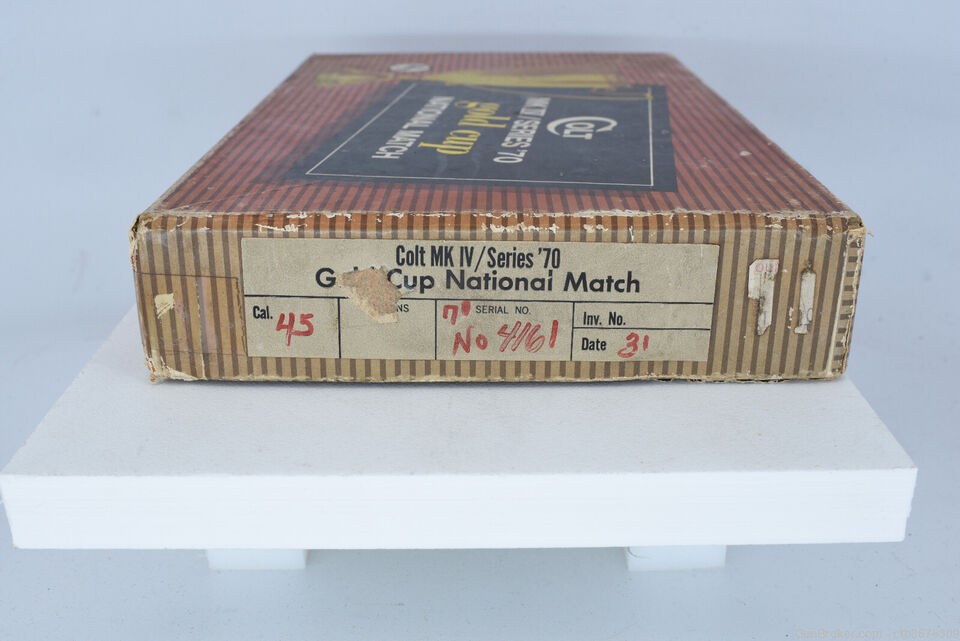 Colt MK IV/Series’ 70 Gold Cup National Match Pistol Box with Manual-img-1