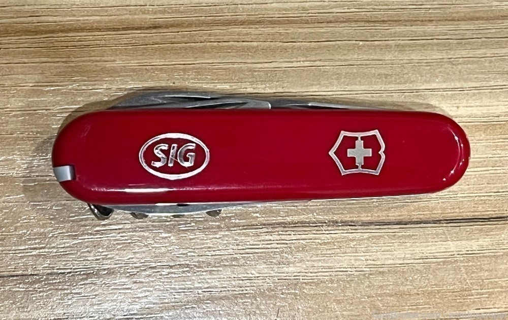 Extremely Rare Sig Victorinox Swiss Army Officer Knife!-img-5