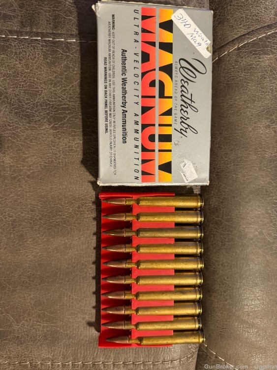 Weatherby .340 magnum ammo 20 NOS rounds. See pics and description -img-2