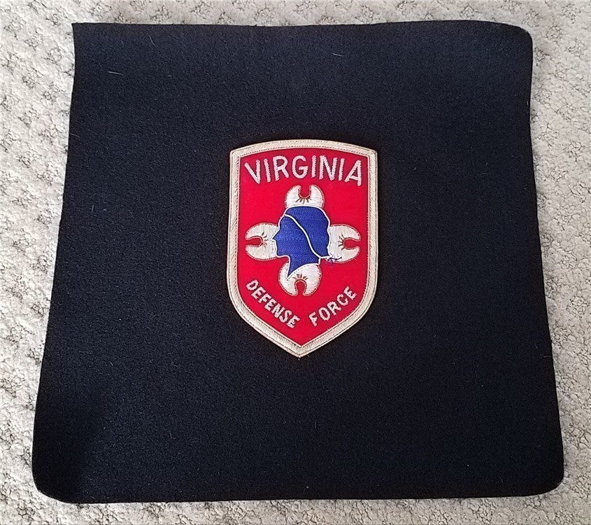 Early Virginia Defense Force Bullion Patch-img-0