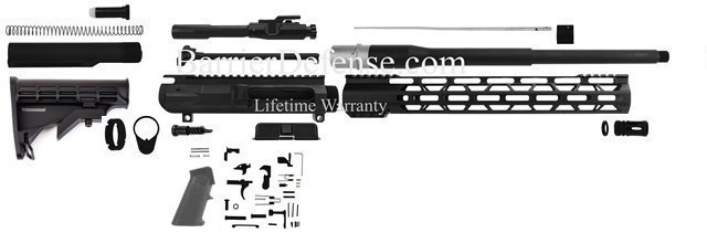 U-Build AR10 .308 18" Complete Rifle Kit AR-10 Lifetime-img-0
