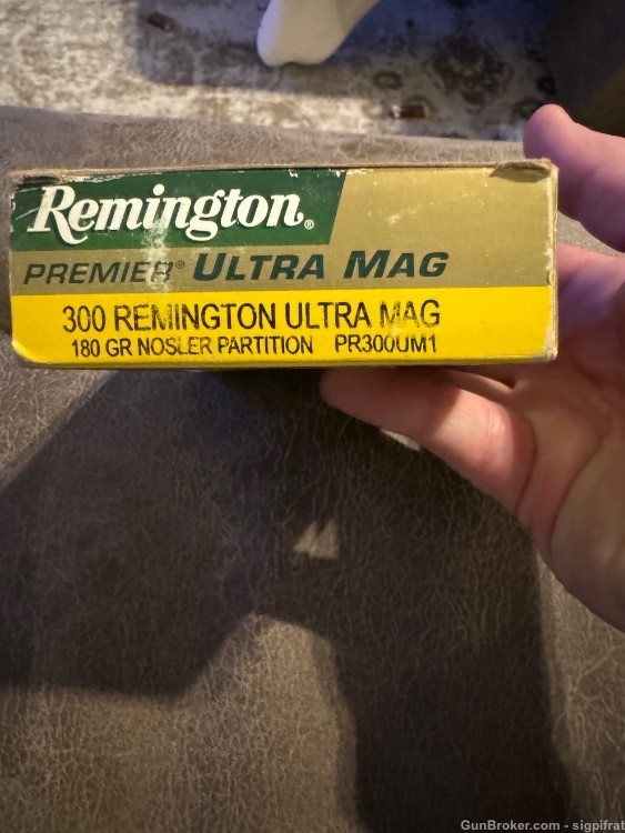 Remington 300 ultra mag 180 grain partition. NOS. See pics-img-0