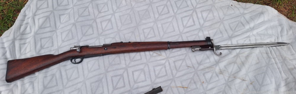 Mauser Argentine Model 1909 98 Action Cavalry Carbine with Bayonet-img-32