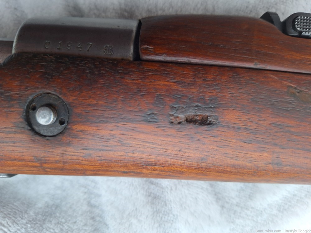 Mauser Argentine Model 1909 98 Action Cavalry Carbine with Bayonet-img-11
