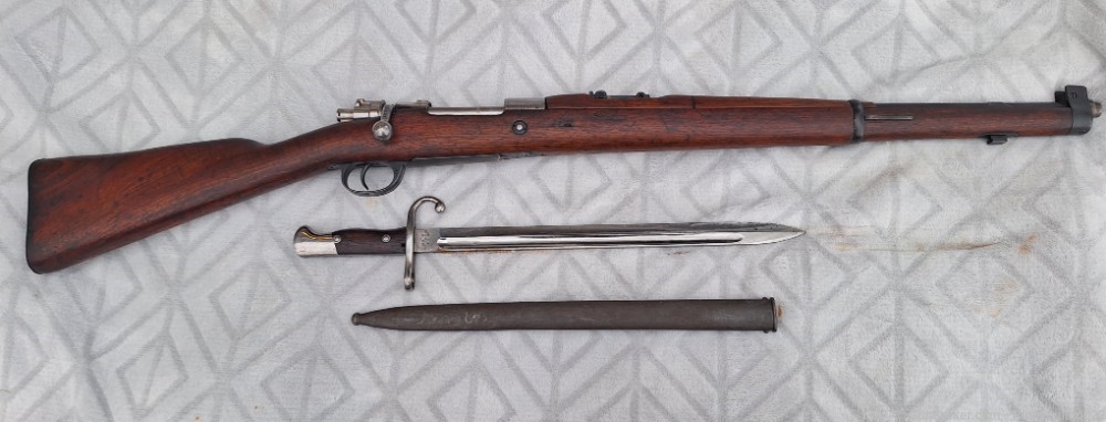 Mauser Argentine Model 1909 98 Action Cavalry Carbine with Bayonet-img-28