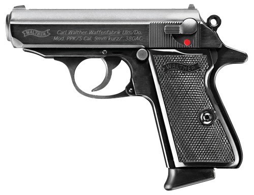 Walther Ppk/S .380ACP BLUE FS 7-Rd. Black Synthetic Grips-img-0