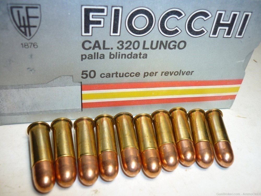 10rd - 320 LONG - Webley Bulldog EUROPEAN Revolver - Fiocchi AMMO-img-0
