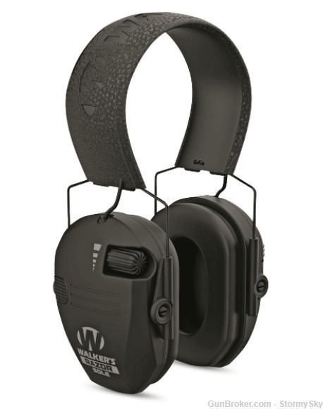 Walker's Razor Sole Slim Electronic Ear Muffs - Black-img-1