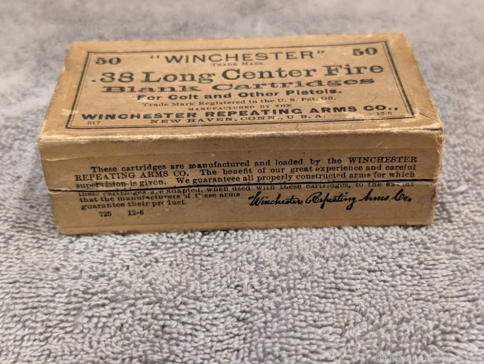 Vintage Winchester 38 Long Center fire blanks +xtra-img-2