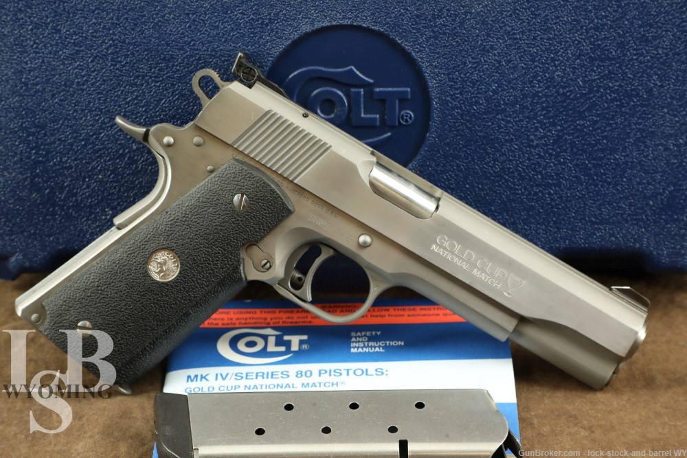 Colt MK IV Series ’80 Gold Cup National Match .45 ACP 5” 1911 Pistol 1993-img-0