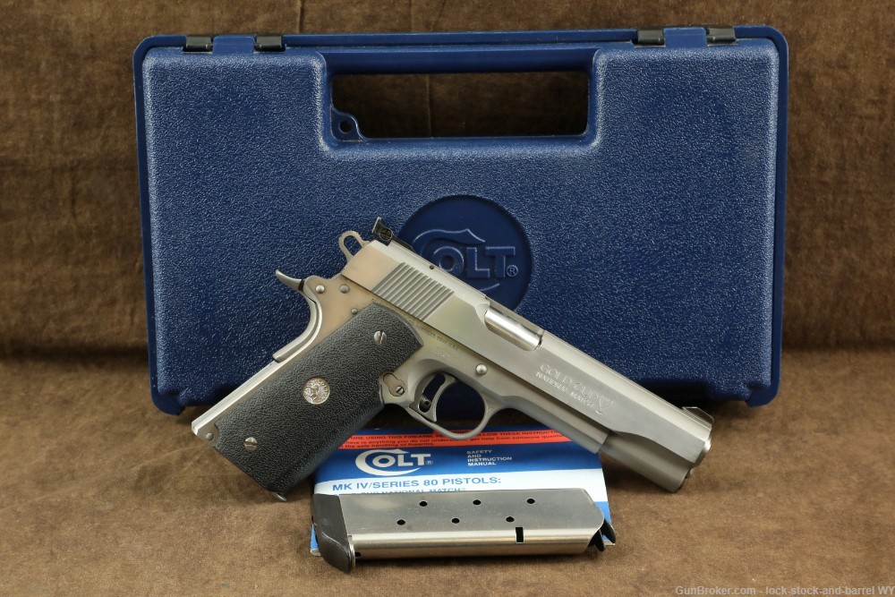 Colt MK IV Series ’80 Gold Cup National Match .45 ACP 5” 1911 Pistol 1993-img-2