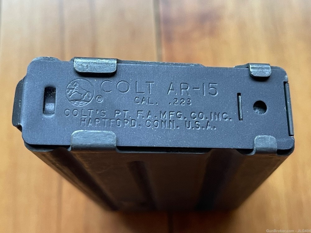 Early 65-67 Pre Ban Colt .223 Marked USGI 20 Round M16 AR15 Magazine MA OK-img-3