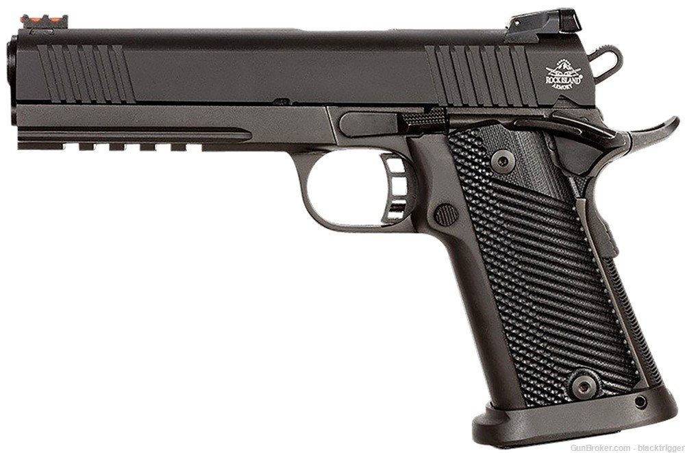 Rock Island 51679 Tac Ultra FSHC 9mm Luger 5" 17+1 Black G10 Grip Rail     -img-2