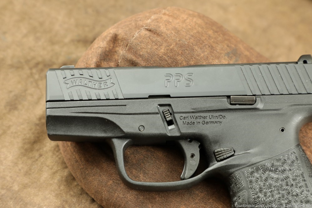 German Walther PPS 9mm 3.2” Semi Auto Striker Fired Pistol w/ Case-img-7