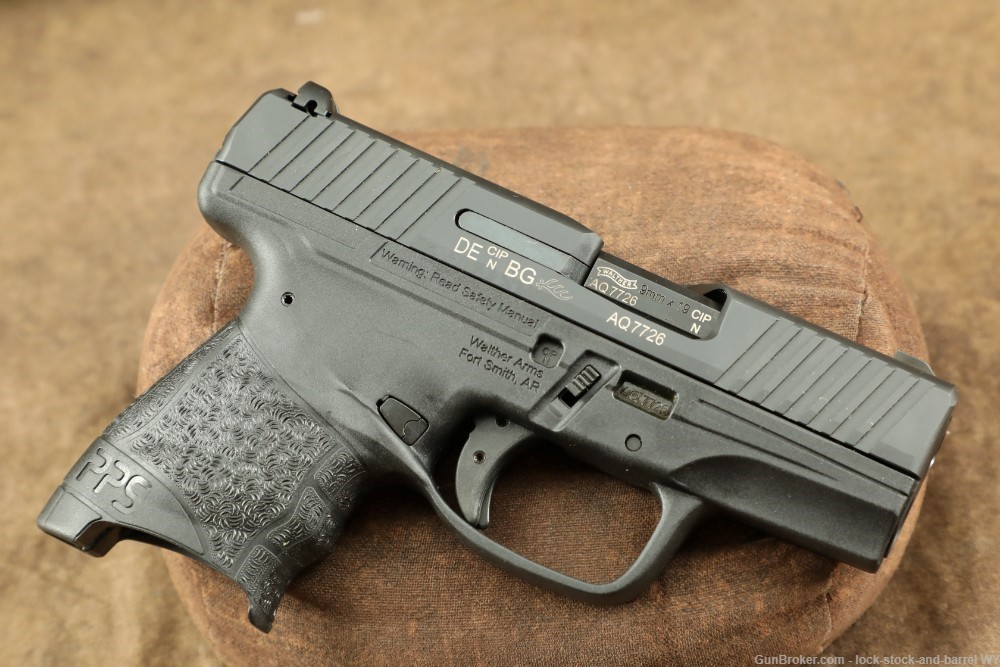 German Walther PPS 9mm 3.2” Semi Auto Striker Fired Pistol w/ Case-img-3