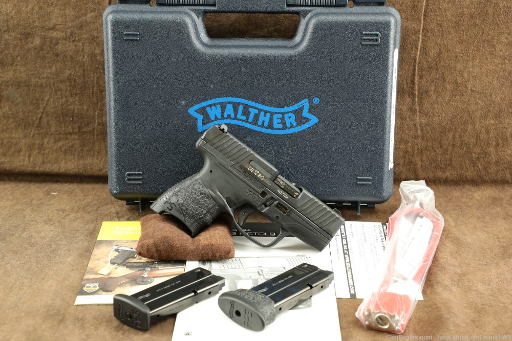 German Walther PPS 9mm 3.2” Semi Auto Striker Fired Pistol w/ Case-img-2