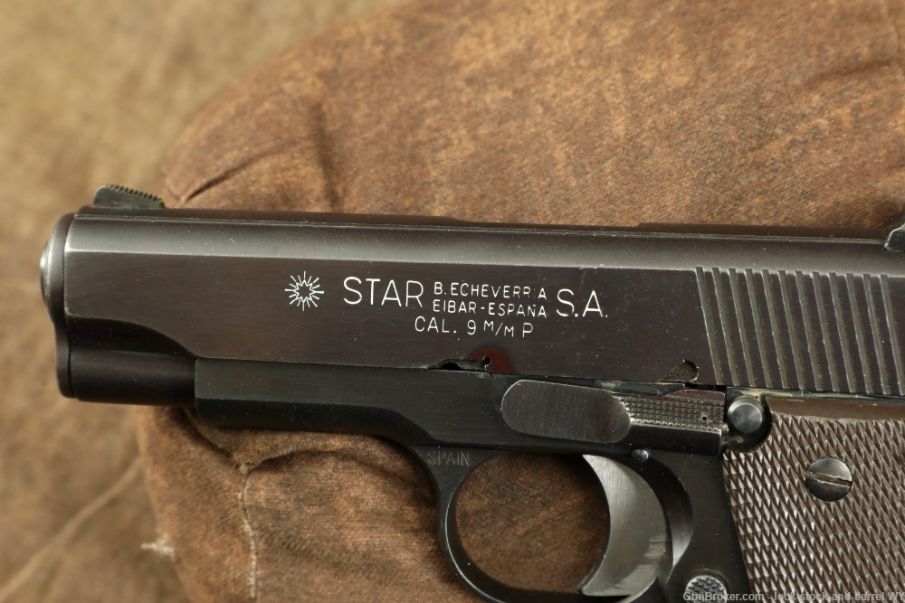 Spain, STAR Bonifacio Model BM 9mm 3.9” Blued Pistol w/ Box 1911-img-18