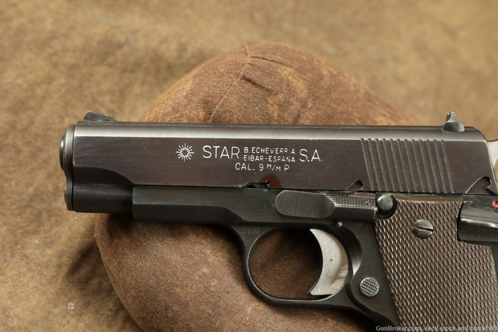 Spain, STAR Bonifacio Model BM 9mm 3.9” Blued Pistol w/ Box 1911-img-7