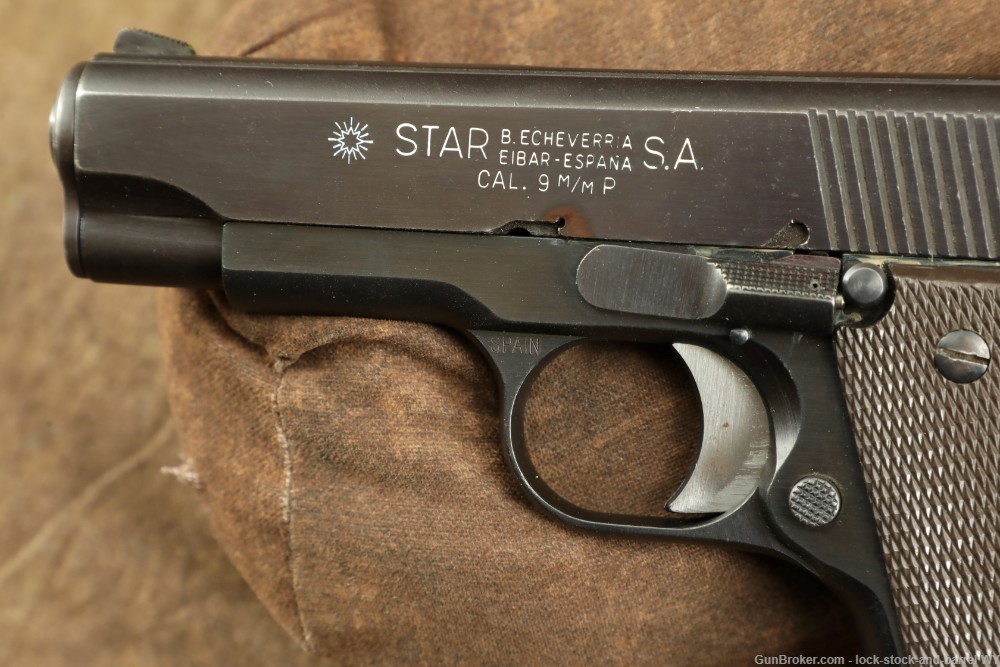Spain, STAR Bonifacio Model BM 9mm 3.9” Blued Pistol w/ Box 1911-img-19