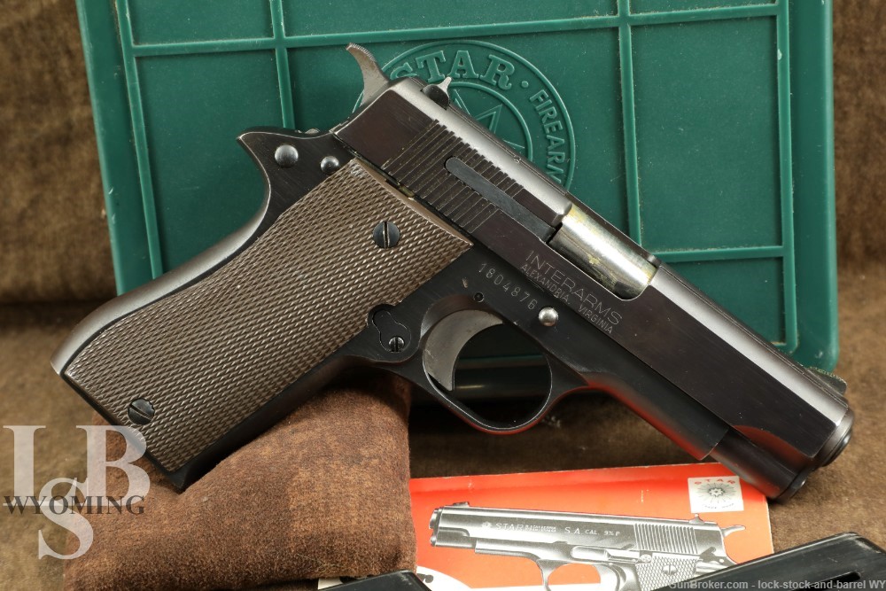 Spain, STAR Bonifacio Model BM 9mm 3.9” Blued Pistol w/ Box 1911-img-0