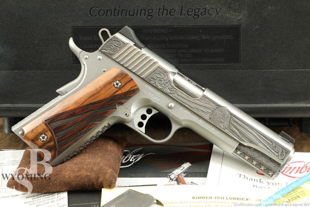 Altamont Kimber American Patriot Grade AA .45 ACP 1911 Pistol 1 of 300-img-0