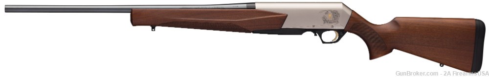 Browning BAR MK III - 7mm-08 - 22" Barrel - Satin Nickel - 4+1 - Walnut-img-1