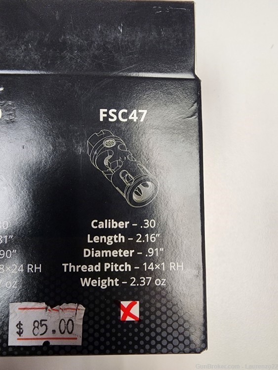 PWS FSC Compensator- 47 (14x1 LH) Flashhider -img-3