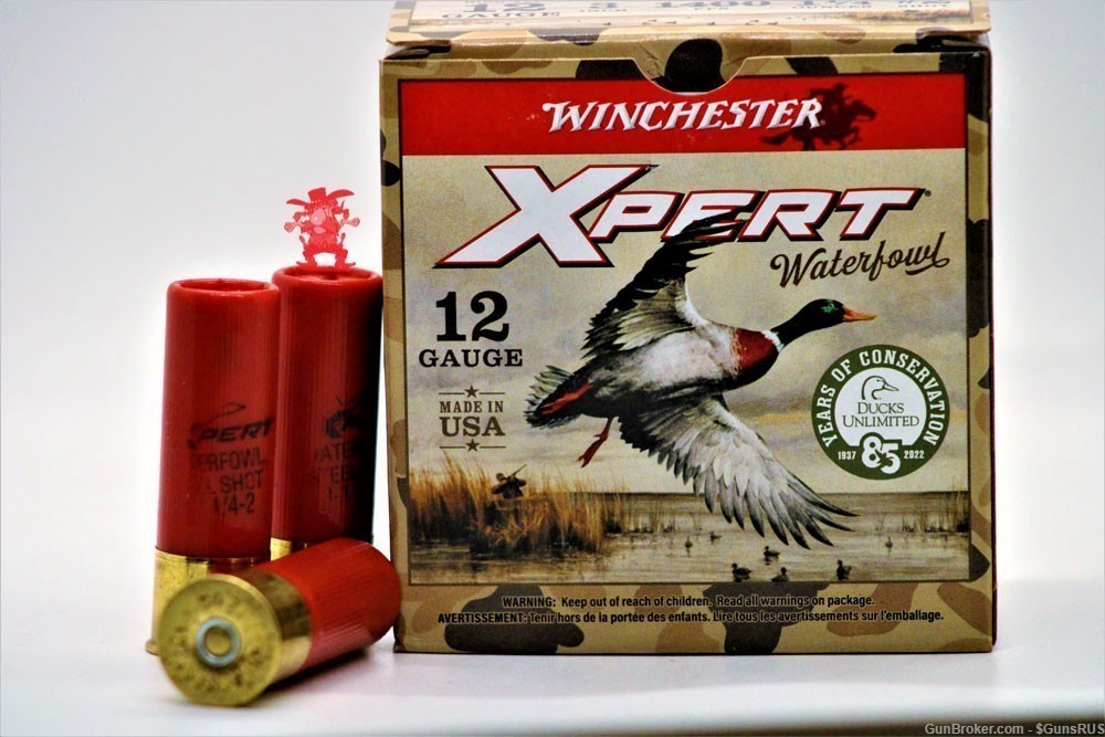 12 ga  STEEL Winchester X-Pert Waterfowl High Velocity12 Gauge 3"1¼ oz NO.2-img-2