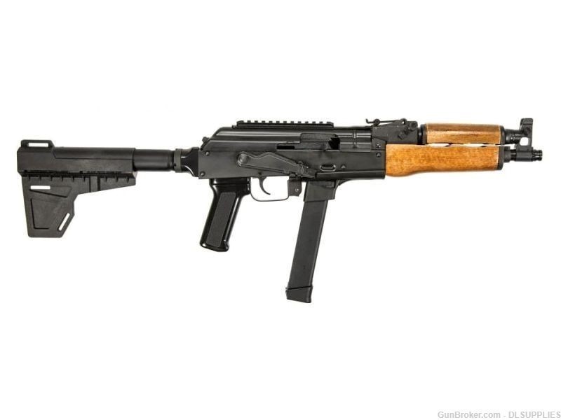 ROMARM (CENTURY ARMS) DRACO NAK-9 AK-47 PISTOL W/ BRACE 11.1" BBL 9MM -img-0