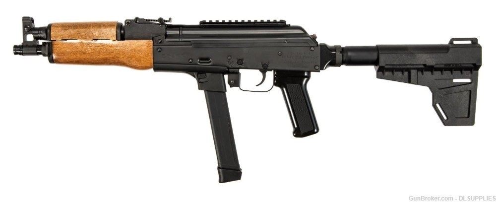 ROMARM (CENTURY ARMS) DRACO NAK-9 AK-47 PISTOL W/ BRACE 11.1" BBL 9MM -img-1