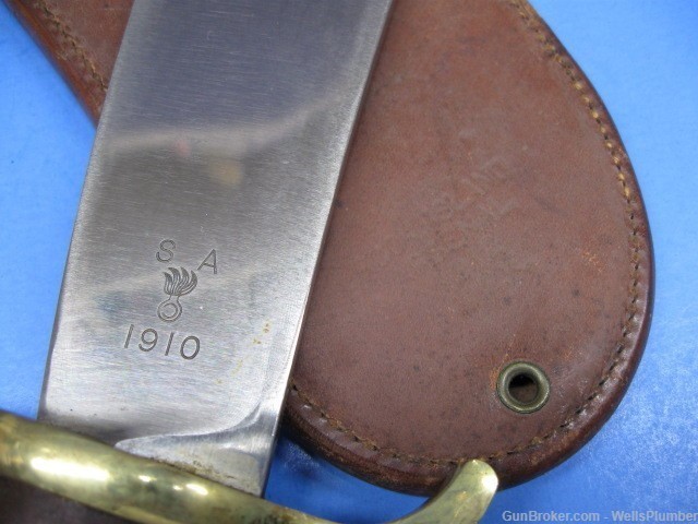 US MODEL 1904 HOSPITAL CORPS BOLO KNIFE w/ SCABBARD SPRINGFIELD DATED 1910 -img-2