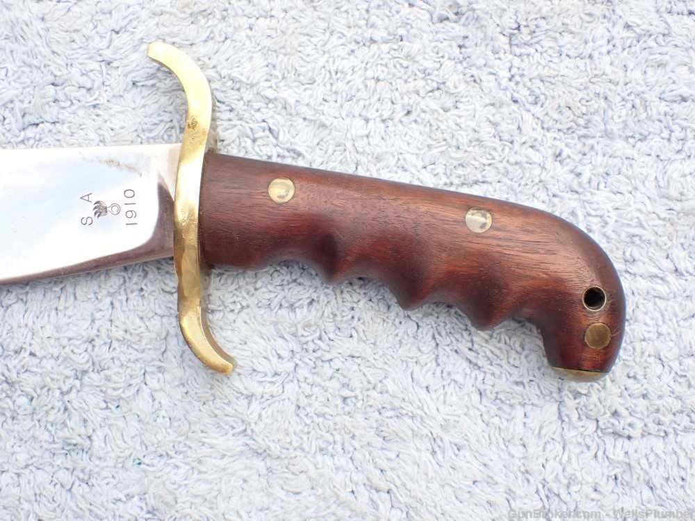 US MODEL 1904 HOSPITAL CORPS BOLO KNIFE w/ SCABBARD SPRINGFIELD DATED 1910 -img-9
