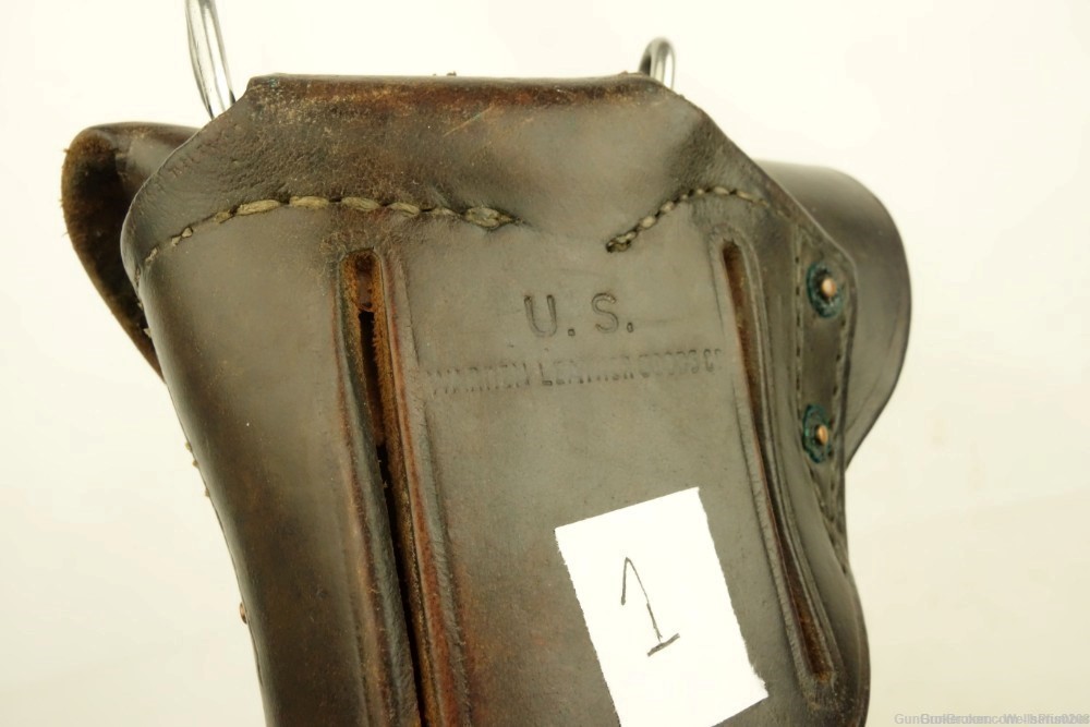  US 1911-A1 GOVERNMENT US ARMY WWII 1911 GOVERNMENT LEATHER HOLSTER (WARREN-img-2