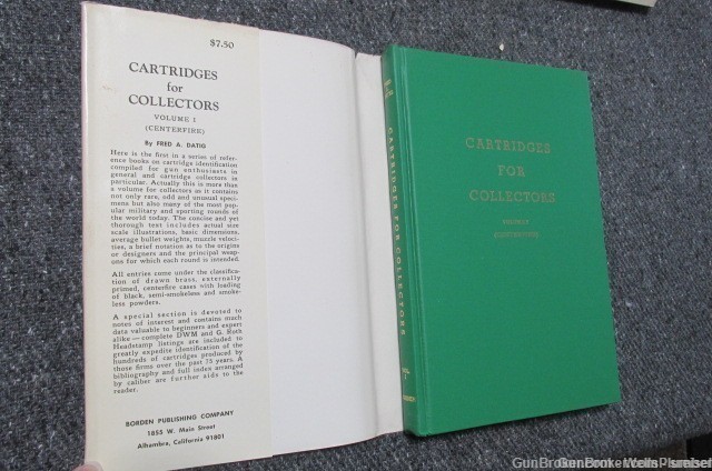 2 VOLUMES CARTRIDGES FOR COLLECTORS CENTERFIRE RIMFIRE PATENT IGNITION BOOK-img-2