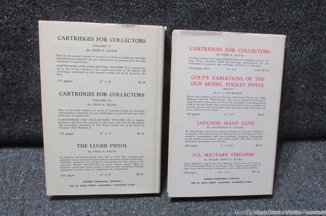 2 VOLUMES CARTRIDGES FOR COLLECTORS CENTERFIRE RIMFIRE PATENT IGNITION BOOK-img-1