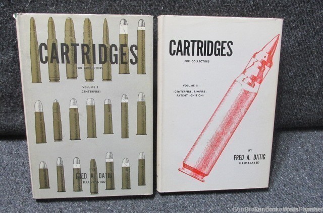 2 VOLUMES CARTRIDGES FOR COLLECTORS CENTERFIRE RIMFIRE PATENT IGNITION BOOK-img-0