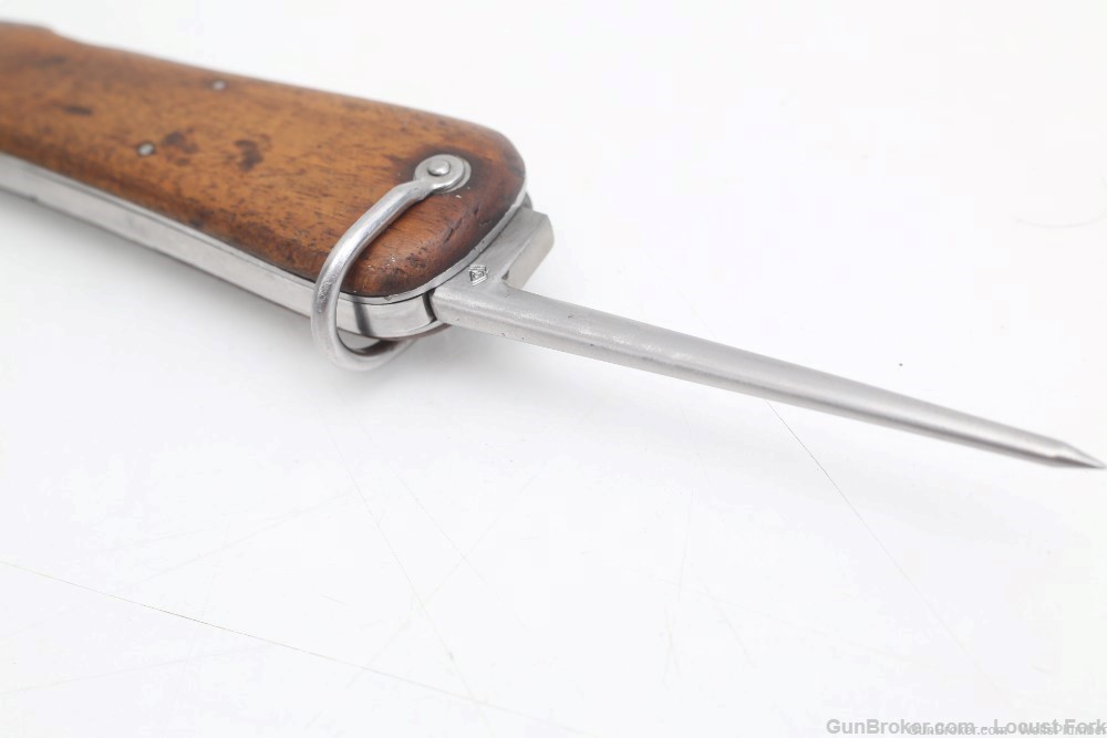 GERMAN WWII LUFTWAFFE PARATROOPER GRAVITY KNIFE SMF MAKER MARK (NICE)-img-27