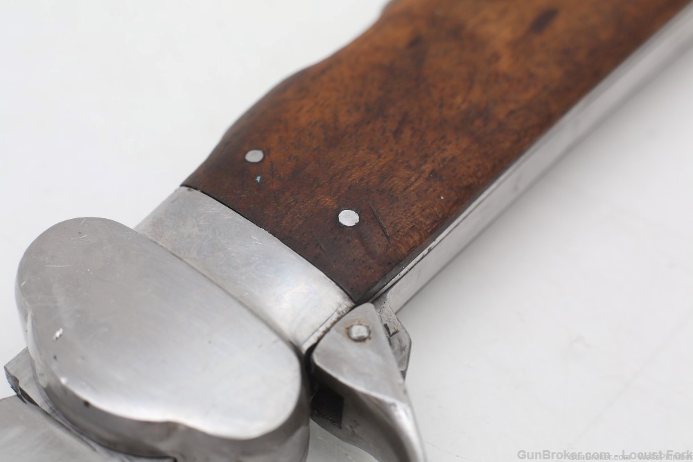 GERMAN WWII LUFTWAFFE PARATROOPER GRAVITY KNIFE SMF MAKER MARK (NICE)-img-12