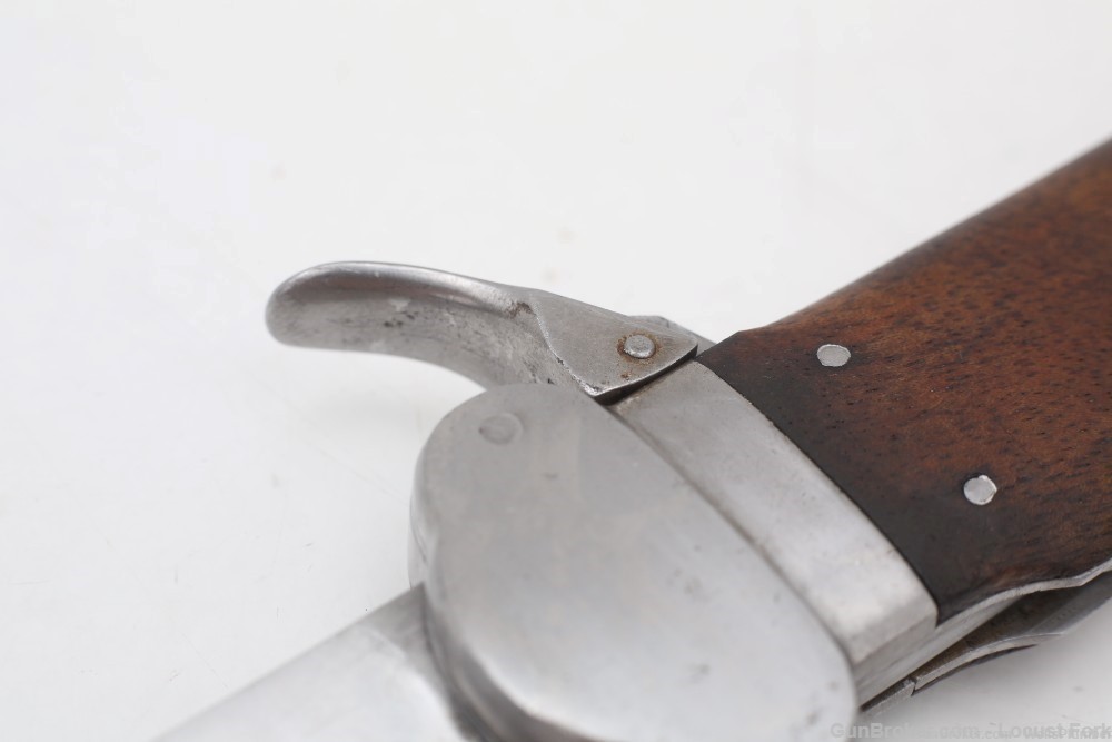 GERMAN WWII LUFTWAFFE PARATROOPER GRAVITY KNIFE SMF MAKER MARK (NICE)-img-7